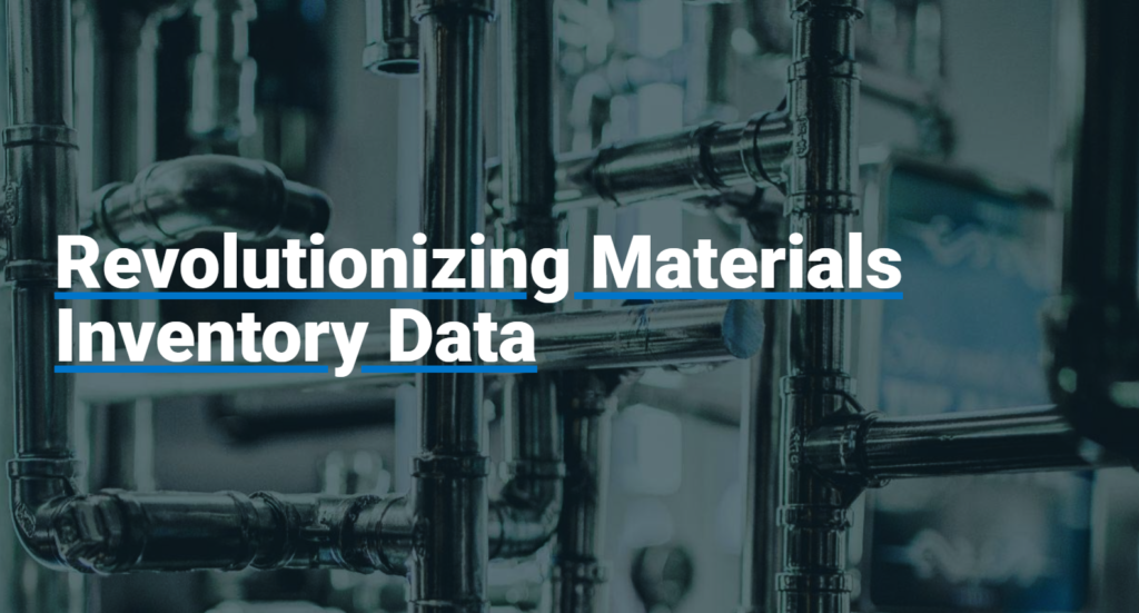 Materials Inventory Data Pipes Banner