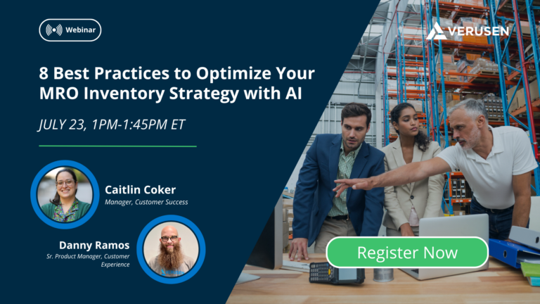 8 Best Practices to Optimize MRO with AI Webinar