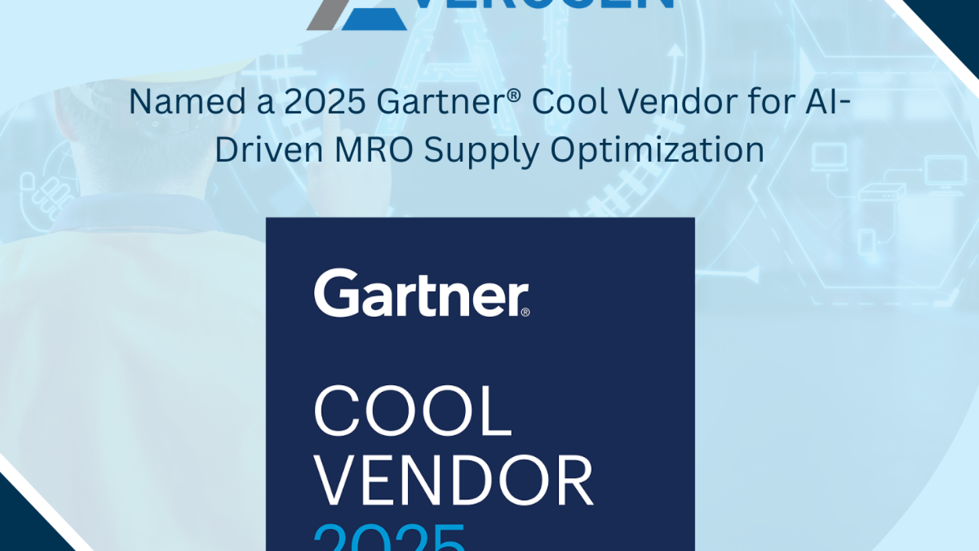 Named a 2025 Gartner® Cool Vendor for AI-Driven MRO Supply Optimization