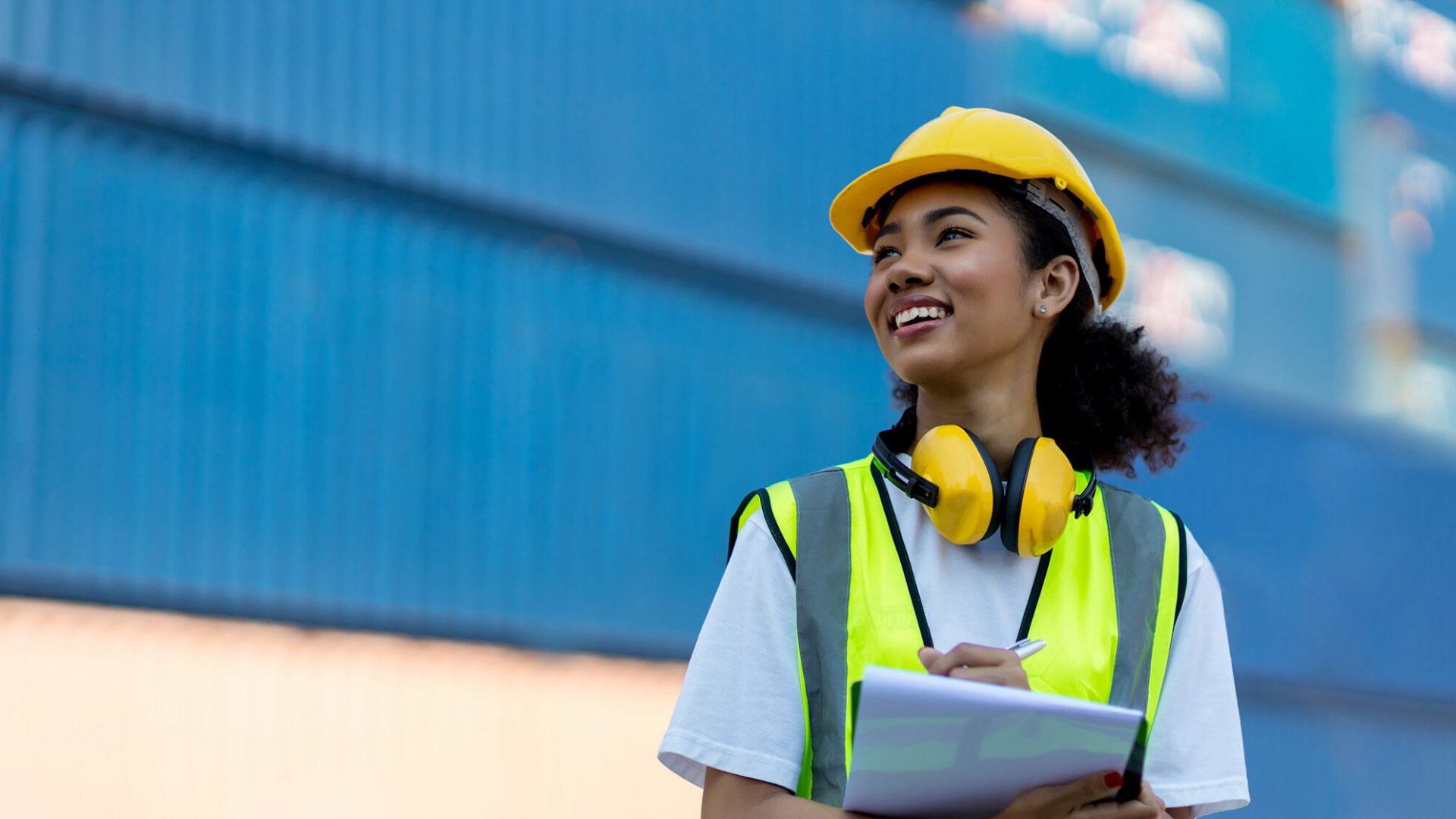 Young Woman with Tablet